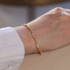 Taşlı Çizgi Bileklik