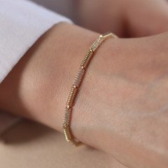 Taşlı Çizgi Bileklik