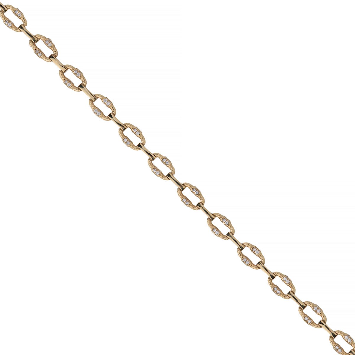 Taşlı Elips Bileklik