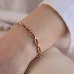 Taşlı Elips Bileklik