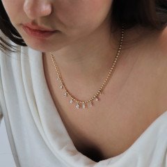 Sıralı Damla Kolye