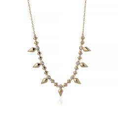 Taşlı Mızrak Kolye