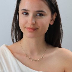 Taşlı Mızrak Kolye