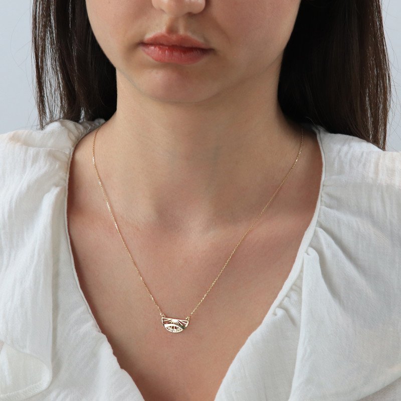 Yarım Daire Kolye