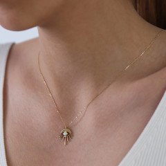 Opal Göz Kolye