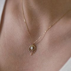 Opal Göz Kolye