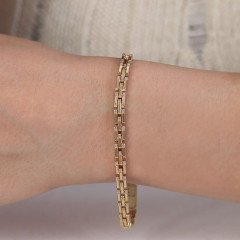 Taşlı Kordon Bileklik