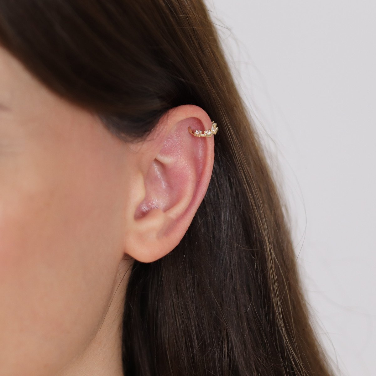 Dört Taş Halka Piercing