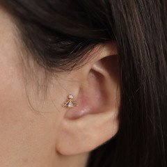 Taşlı Tasarım Piercing