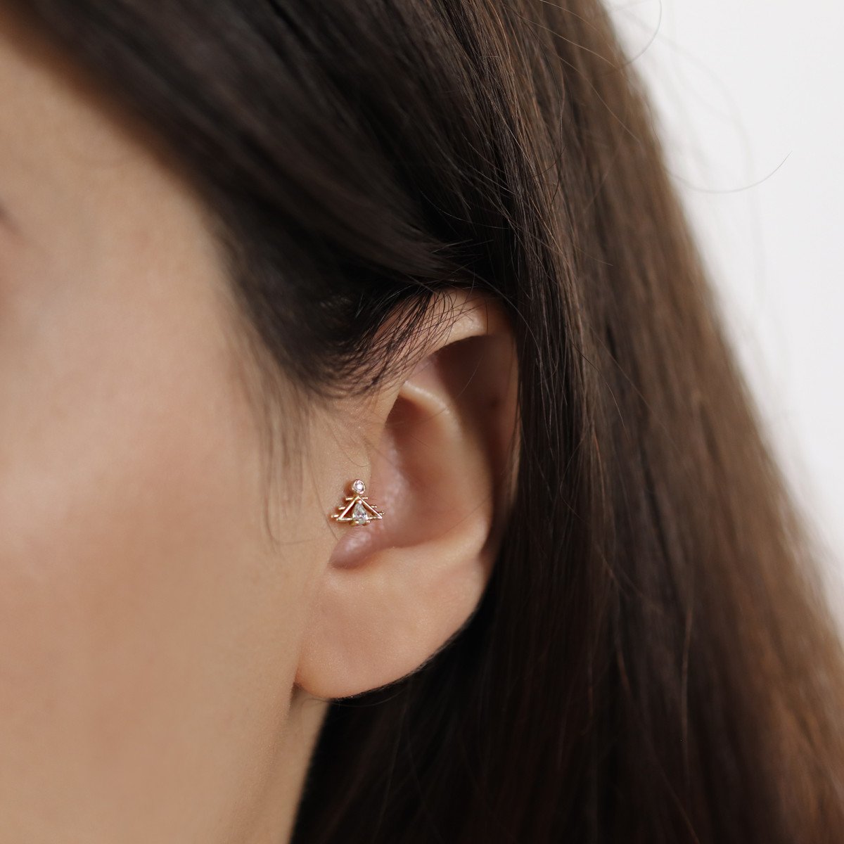 Taşlı Tasarım Piercing