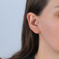 Mini Tek Taş Piercing