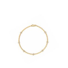 Oval Taşlı Çubuk Bileklik