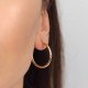 Textured Hoop Earrings 