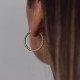 Textured Hoop Earrings 