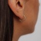 Mini Spiral Hoop Earrings