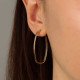 Ellipse Hoop Earrings