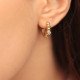 Gemstone Ball Earrings