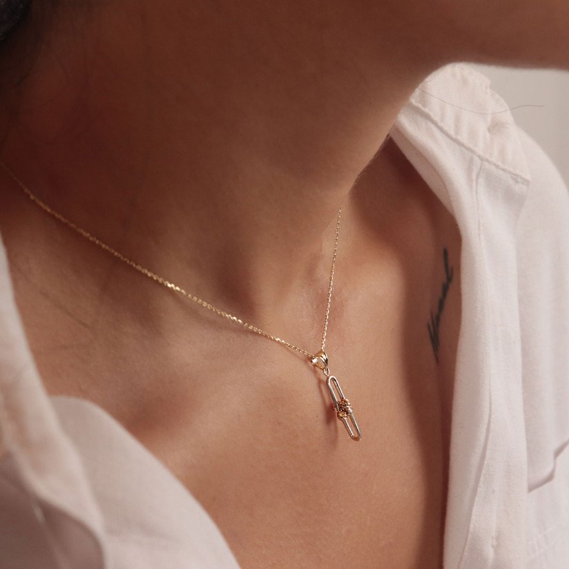 Mini T Necklace