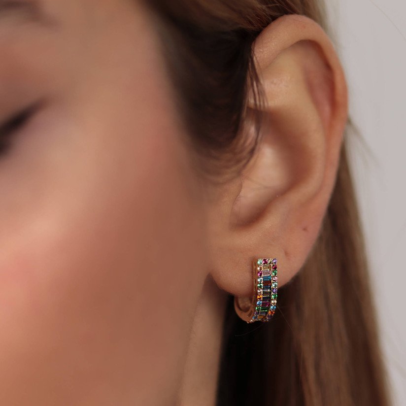 Colorful Stone Earrings