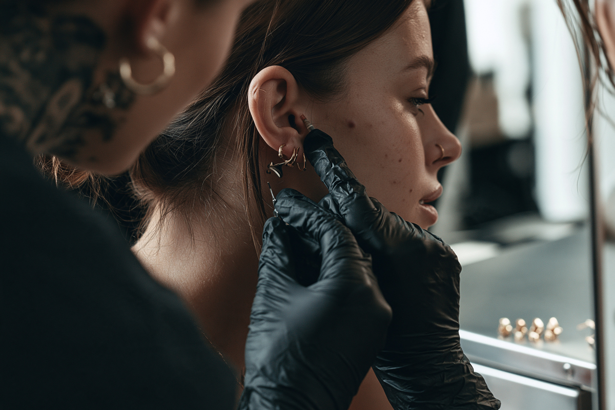 Profesyonel piercing seçiminde kulak anatomisi ve takı ölçüsü değerlendirmesi